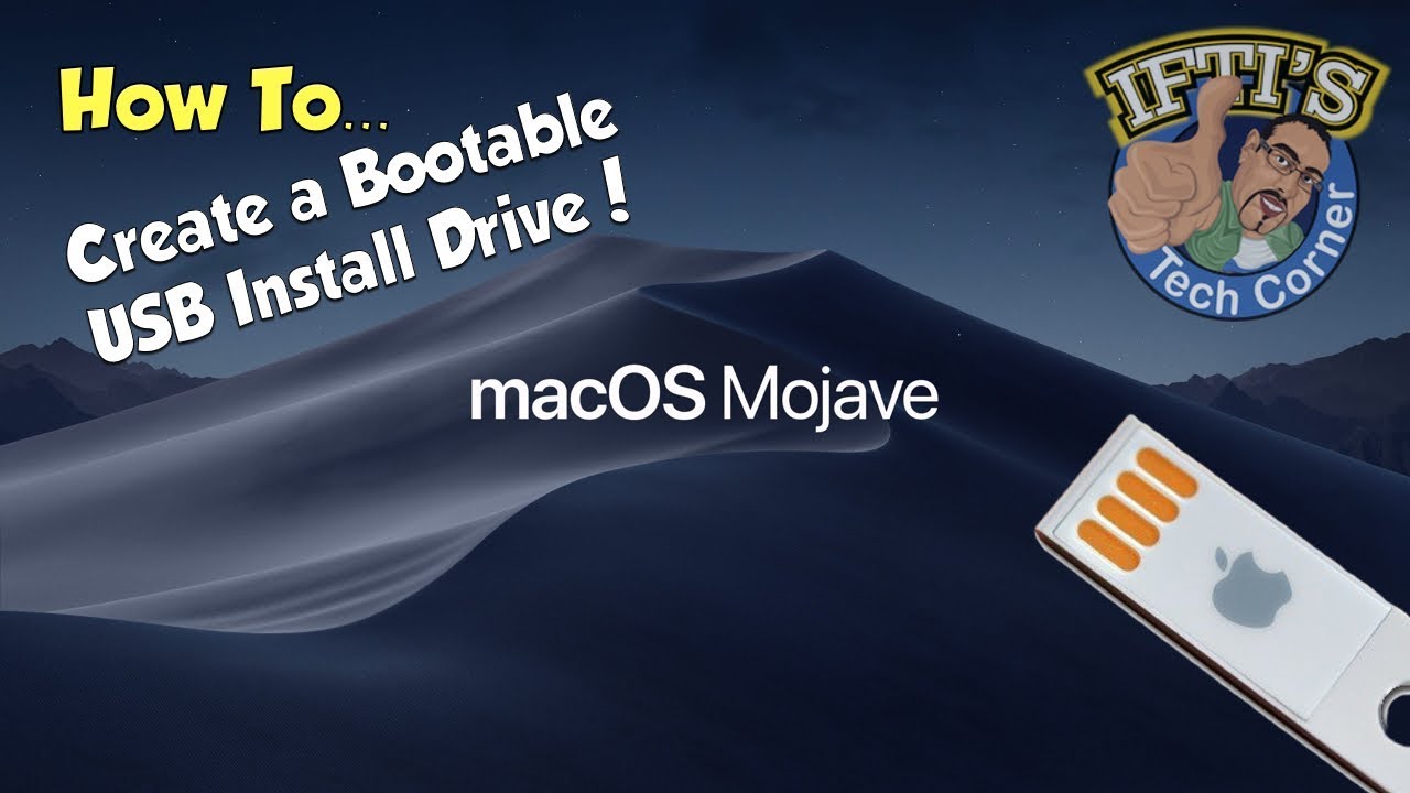 create usb boot drive for mac osx